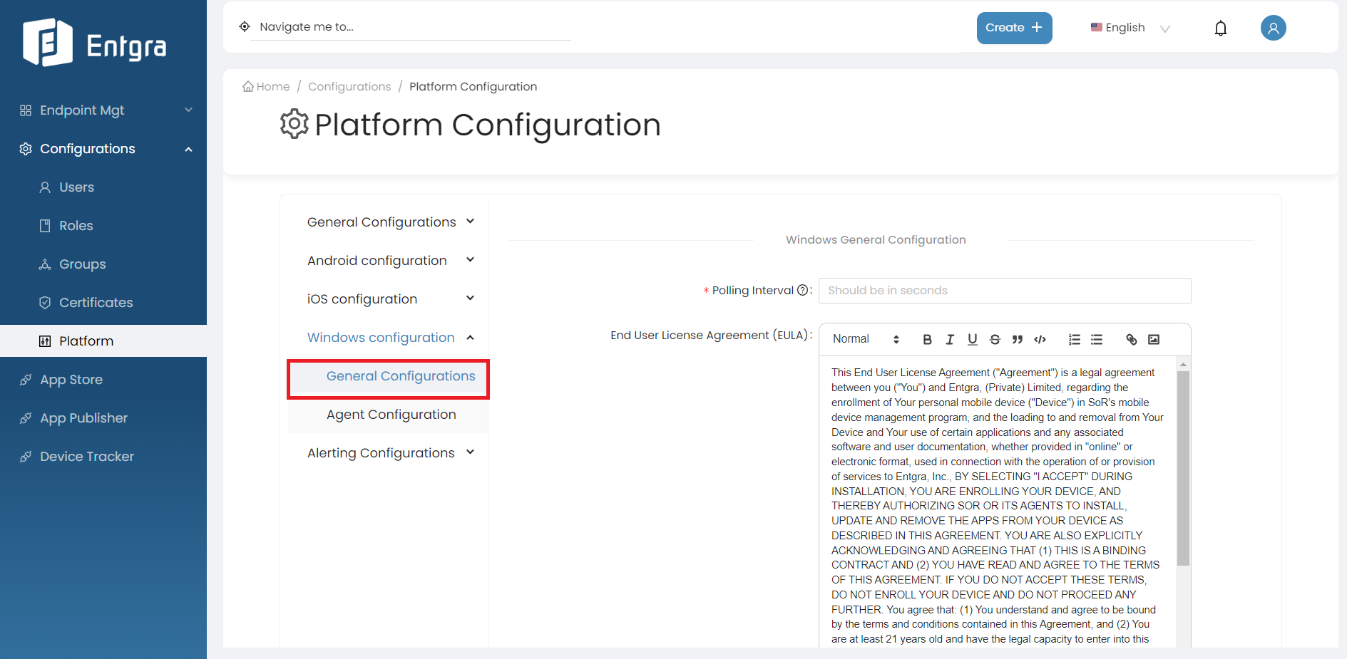 Windows Additional Config