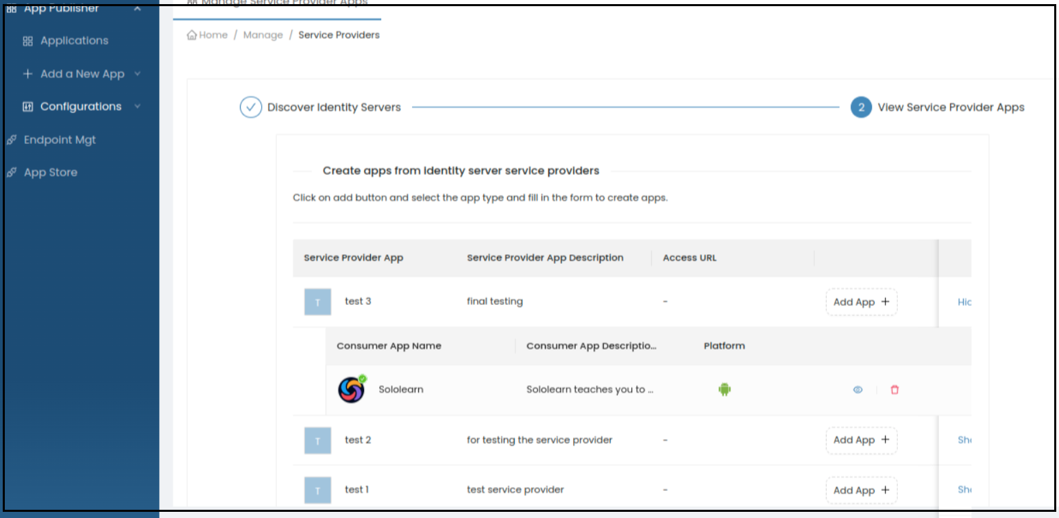 IS App Integration