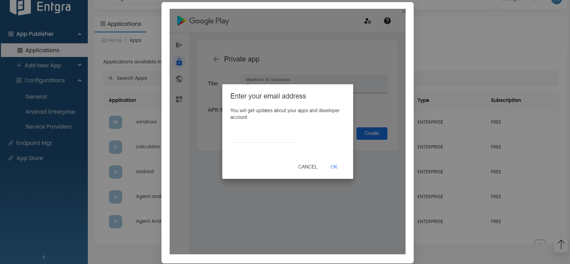 Google Enterprise App Mgmt