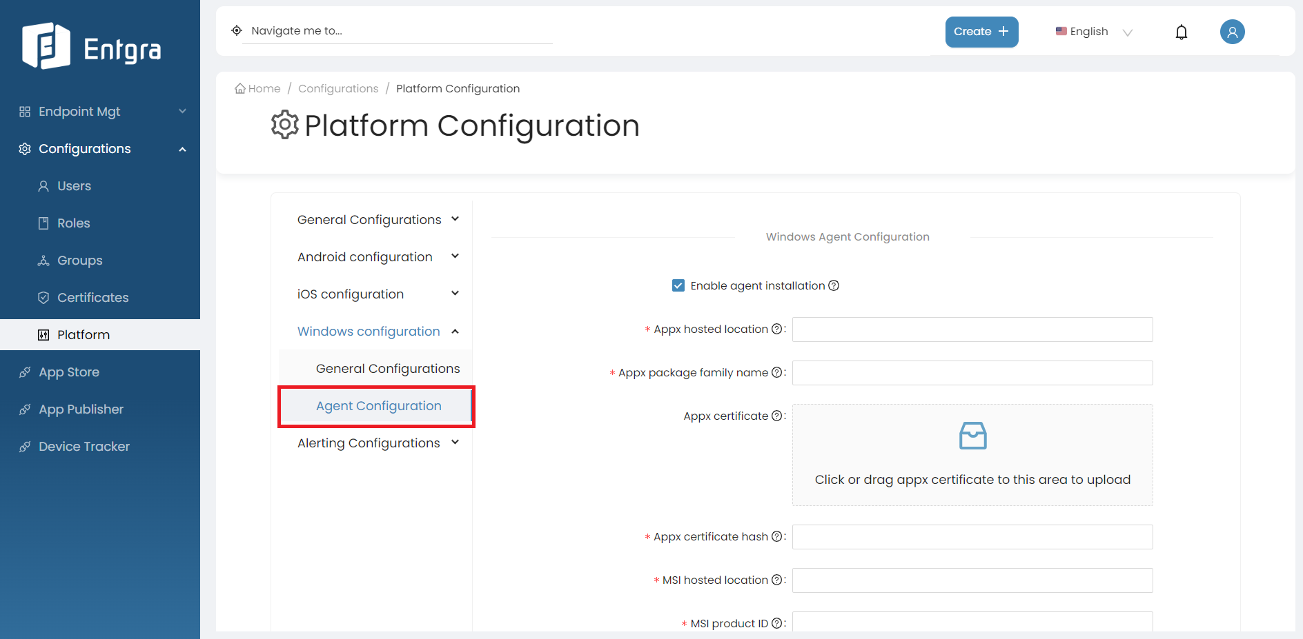 Windows Additional Config