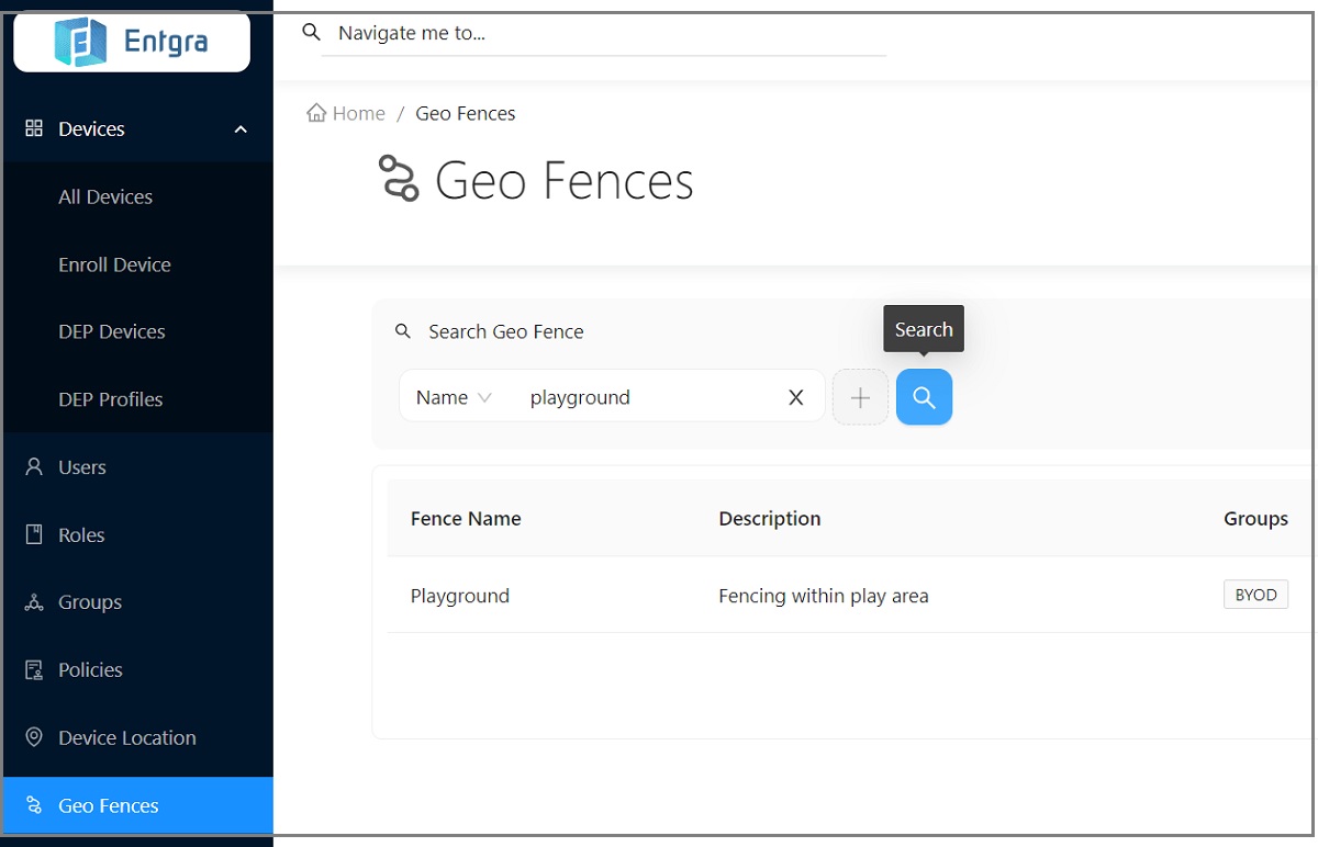 Geofencing